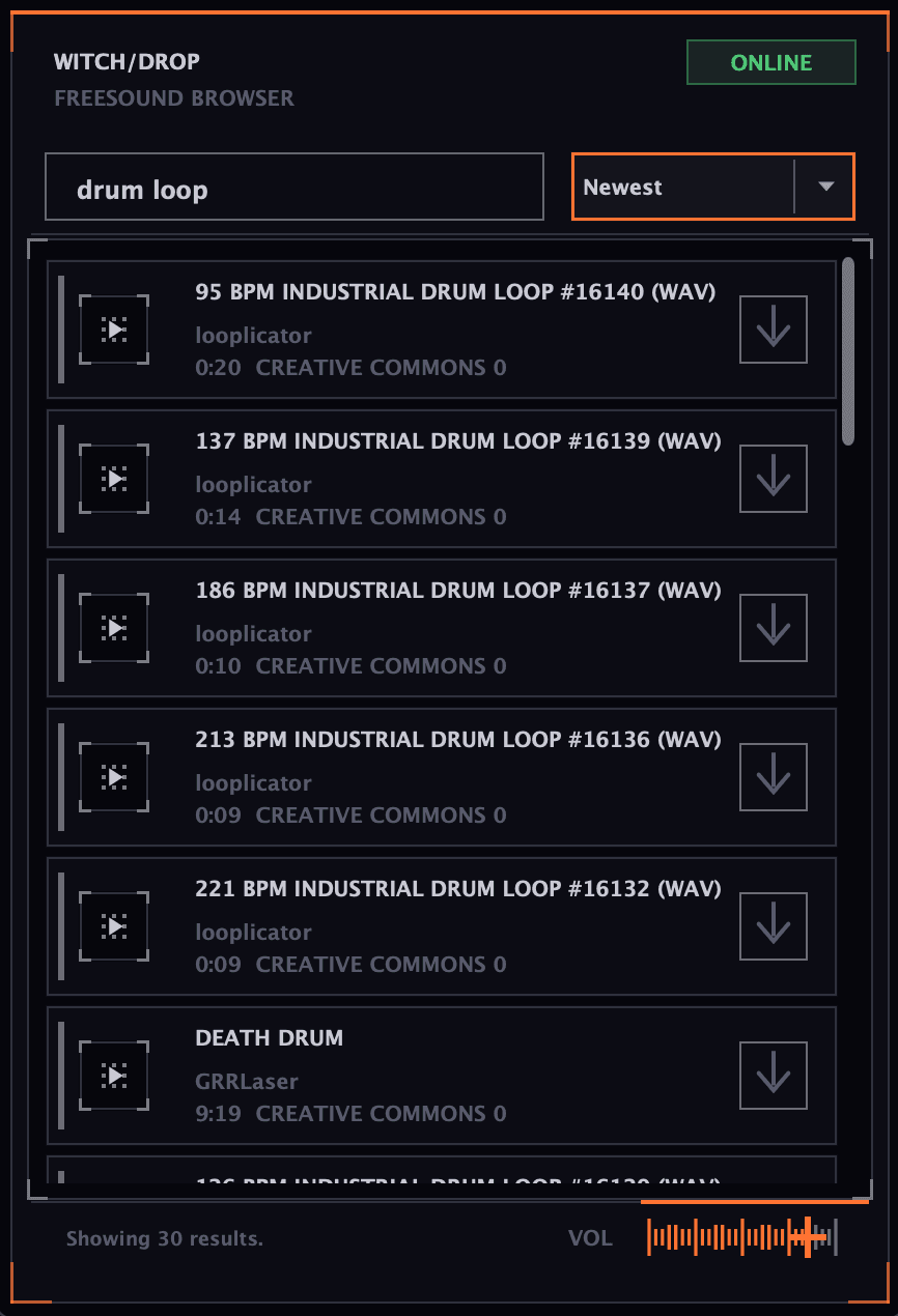Witch Drop plugin screenshot